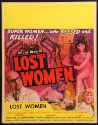 7d047 MESA OF LOST WOMEN jumbo WC 1952 grown up Jackie Coogan vs super women who kissed & killed!