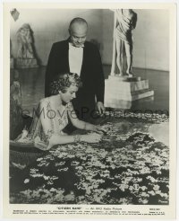 7f254 CITIZEN KANE 8x10 still 1941 Orson Welles over Dorothy Comingore doing jigsaw puzzle!