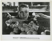 7f267 COOL HAND LUKE 8x10.25 still 1967 best close up of Paul Newman in classic egg eating scene!