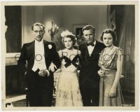 7f315 DODSWORTH 8x10 still 1936 Walter Huston, Ruth Chatterton, Paul Lukas & Mary Astor portrait!