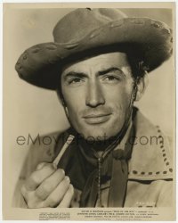 7f327 DUEL IN THE SUN 8x10 still 1947 head & shoulders portrait of Gregory Peck with cigarette!