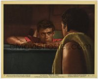 7f034 EAST OF EDEN color 8x10 still #10 1955 intense close up of James Dean, directed by Elia Kazan!
