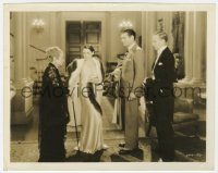 7f379 FREE SOUL 8x10 still 1931 Clark Gable, Norma Shearer & Leslie Howard stare at Lucy Beaumont!