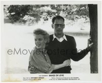 7f511 IMAGE OF LOVE 8.25x10 still 1964 close up of Marilyn Monroe & Arthur Miller, ultra rare!