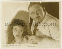 7f521 ISLAND OF LOST SOULS 8x10 still 1933 c/u of Charles Laughton & Panther Woman Kathleen Burke!