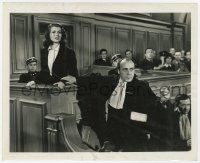 7f581 LADY IN QUESTION 8x10 still 1940 George Coulouris questions Rita Hayworth on witness stand!
