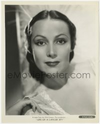 7f586 LANCER SPY 8.25x10 still 1937 super close portrait of beautiful Dolores Del Rio!