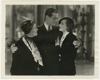 7f595 LETTY LYNTON 8.25x10 still 1932 Robert Montgomery with arms around Jaan Crawford & Robson!
