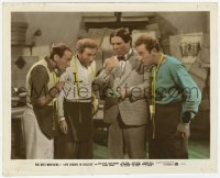 7f052 LIFE BEGINS IN COLLEGE Color-Glos 8x10 still 1937 Nat Pendleton w/ Ritz Brothers as tailors!