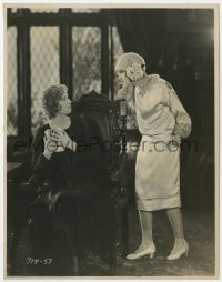 7f605 LITTLE FRENCH GIRL 8x10 key book still 1925 c/u of Mary Brian confronting Esther Ralston!