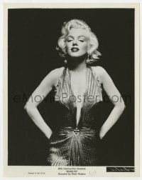 7f642 MARILYN 8x10 still 1963 sexy Monroe with a plunging neckline from Gentlemen Prefer Blondes!