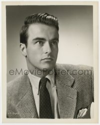 7f673 MONTGOMERY CLIFT 8x10.25 still 1948 young portrait, likely from his first movie The Search!