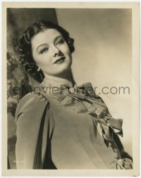 7f739 PARNELL 8x10.25 still 1937 close up of Myrna Loy as Katie O'Shea leaning against tree!