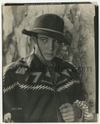 7f808 SAINTED DEVIL 8.25x10 still 1924 best close up of Rudolph Valentino in pancho & cool hat!