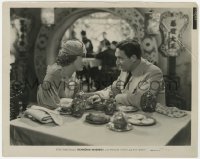 7f824 SHANGHAI MADNESS 8x10 still 1933 close up of Spencer Tracy & pretty Fay Wray in restaurant!
