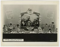 7f840 SNOW WHITE & THE SEVEN DWARFS candid 8x10 still 1937 tie-in promotion with department store!