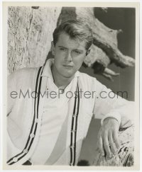 7f873 SUMMER PLACE 8.25x10 still 1959 great waist-high portrait of handsome Troy Donahue!