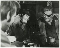 7f933 TRUE GRIT 7.75x9.5 still 1969 John Wayne as Rooster Cogburn & Kim Darby with Glen Campbell!
