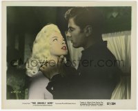7f096 UNHOLY WIFE color 8.25x10.25 still 1957 Tom Tryon wants to choke sexiest bad girl Diana Dors!