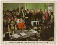 7f100 YOUNG MR. LINCOLN Color-Glos 8x10.25 still 1939 Henry Fonda & top cast in crowded courtroom!