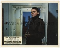 7f027 DAMNED color English FOH LC 1969 great image of Dirk Bogarde with machine gun in doorway!