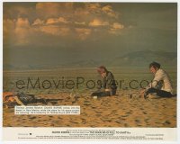 7f054 MAN WHO FELL TO EARTH color English FOH LC 1976 David Bowie & Rip Torn in New Mexico desert!