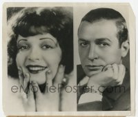 7f256 CLARA BOW 6x7 news photo 1929 announcing her engagement to comedy favorite Harry Richman!