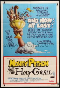 7g610 MONTY PYTHON & THE HOLY GRAIL Aust 1sh 1975 Chapman, John Cleese, Terry Gilliam classic!
