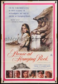 7g618 PICNIC AT HANGING ROCK Aust 1sh 1975 Peter Weir classic about vanishing schoolgirls!