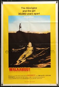 7g646 WALKABOUT Aust 1sh 1971 naked swimming Jenny Agutter, Nicolas Roeg Australian classic!