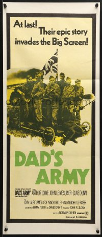 7g734 DAD'S ARMY Aust daybill 1971 English World War II comedy from the TV series!