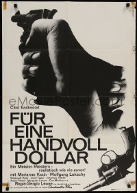 7g416 FISTFUL OF DOLLARS German 1965 introducing the man with no name, Clint Eastwood!