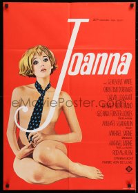 7g517 JOANNA red style German 1969 Genevieve Waite in the title role, directed by Michael Sarne!