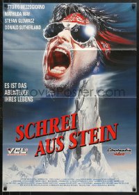 7g522 SCREAM OF STONE video German 1991 Werner Herzog, Cerro Torre: Schrei aus Stein, Knepper art!