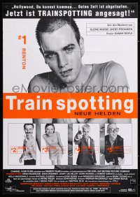 7g499 TRAINSPOTTING German 1996 heroin drug addict Ewan McGregor, directed by Danny Boyle!