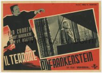 7g019 GHOST OF FRANKENSTEIN Italian LC 1946 different image of creepy Bela Lugosi + border art!