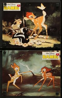 7g196 BAMBI 6 style A French LCs R1980s Walt Disney cartoon deer classic, different!