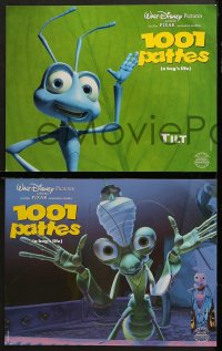 7g158 BUG'S LIFE 8 French LCs 1999 cute Walt Disney/Pixar CGI insect cartoon!