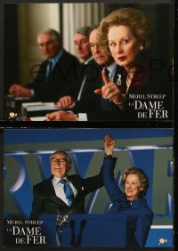 7g201 IRON LADY 6 French LCs 2012 cool images of Meryl Streep as Margaret Thatcher!