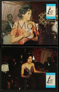 7g055 LADY SINGS THE BLUES 20 German LCs 1973 different images of Diana Ross as Billie Holiday!