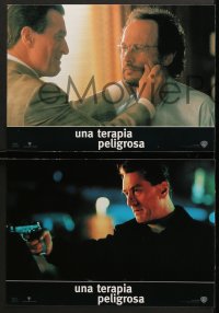 7g082 ANALYZE THIS 12 Spanish LCs 1999 psychiatrist Billy Crystal is analyzing gangster Robert DeNiro!