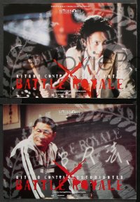7g110 BATTLE ROYALE 7 Spanish LCs 2001 Kinji Fukasaku's Batoru rowaiaru, Beat Takeshi classic!