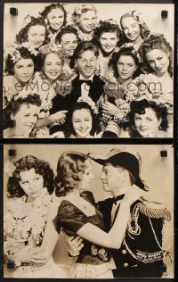 7h054 ANDY HARDY GETS SPRING FEVER 2 deluxe 11x14 stills 1939 Mickey Rooney & beautiful women!