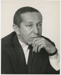 7h105 ARTHUR P. JACOBS 11.25x14 still 1960s close portrait of the Planet of the Apes producer!