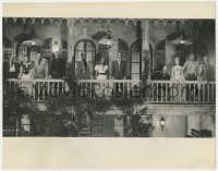 7h162 DUEL IN THE SUN deluxe 10.5x13.5 still 1947 Gregory Peck, Jennifer Jones & cast on balcony!
