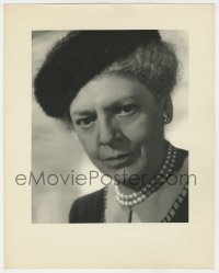 7h168 ETHEL BARRYMORE deluxe 10.75x13.75 still 1940s great portrait wearing pearl necklace by Kahle!