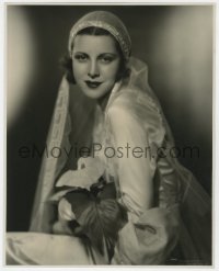 7h179 FRANCES DEE deluxe 11x13.75 still 1932 in bridal gown by Richee, Strange Case of Clara Deane!