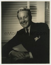 7h185 GENE RAYMOND deluxe 11x14 still 1937 great smiling portrait in suit & tie by Ted Allan!