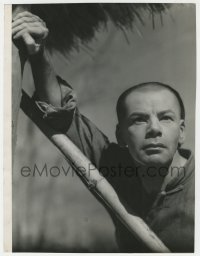 7h192 GOOD EARTH deluxe 9.5x12.5 still 1937 c/u of Paul Muni as the Chinese farmer by Frank Tanner!