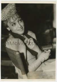 7h283 LUISE RAINER deluxe 9x13 still 1937 relaxing on the set of The Emperor's Candlesticks!